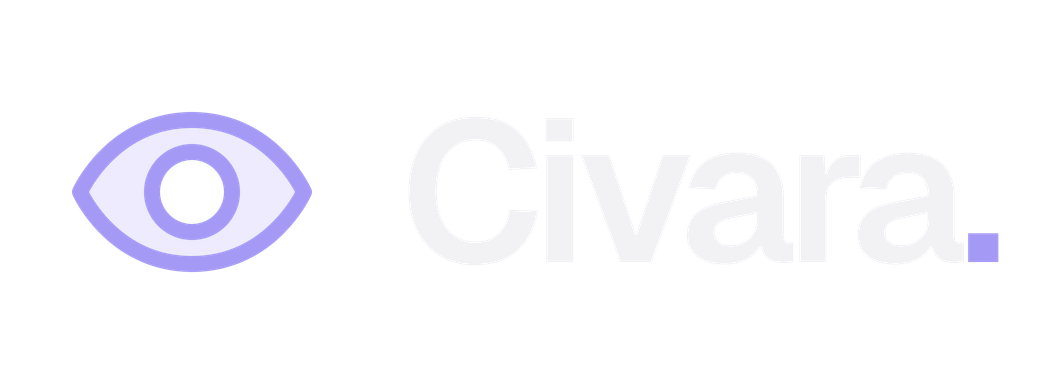 Light wordmark — Civara